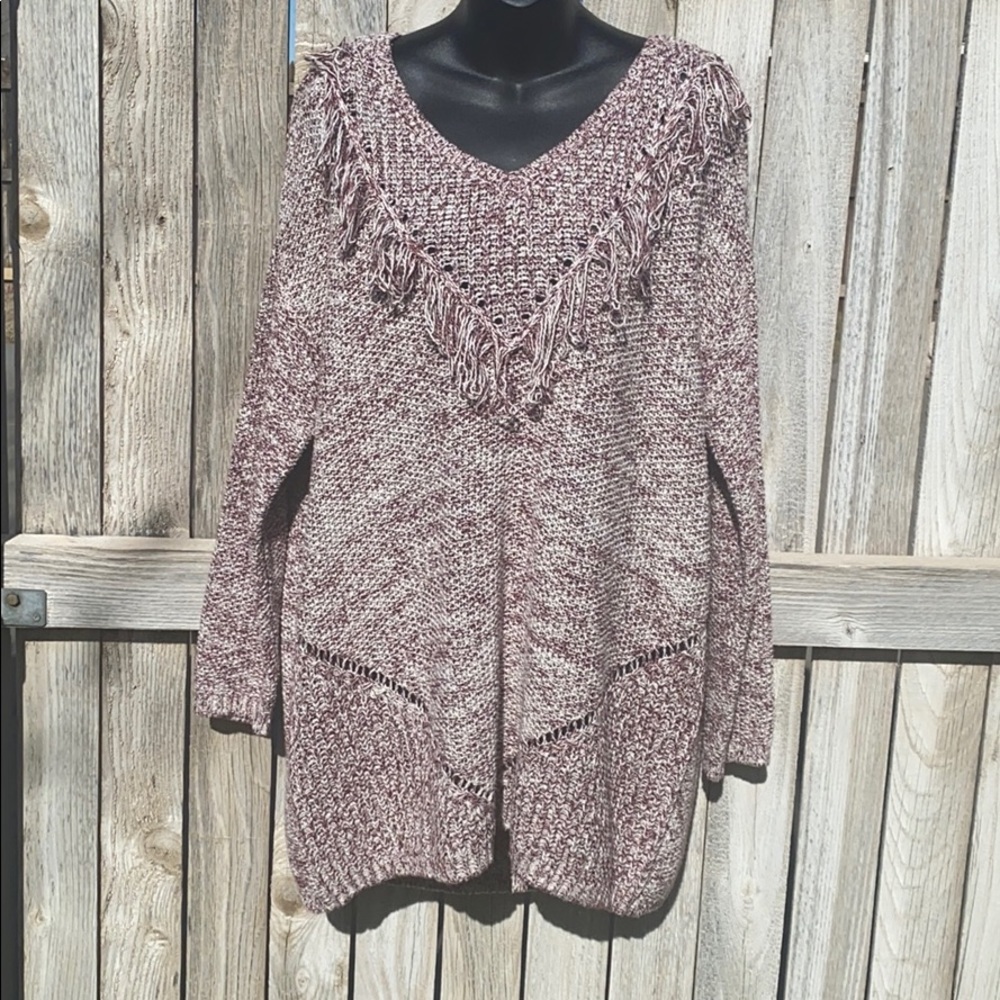 Justfab Women’s Plus Pullover Sweater